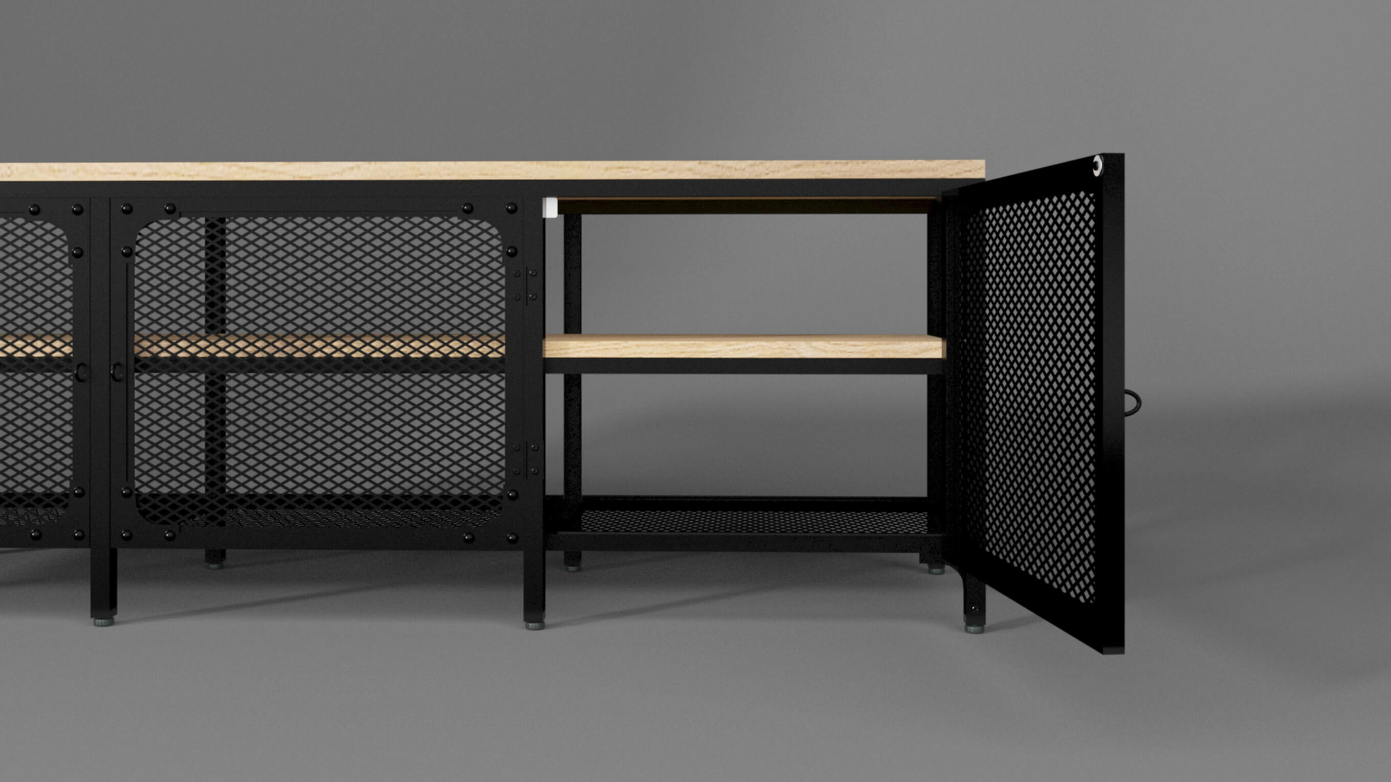 TV Stand Fjallbo 3D Model by Tiana_Pokrov