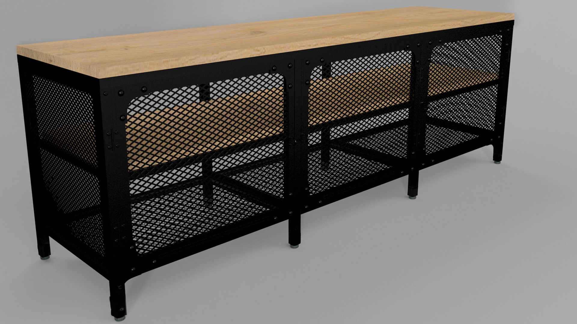 TV Stand Fjallbo 3D Model by Tiana_Pokrov