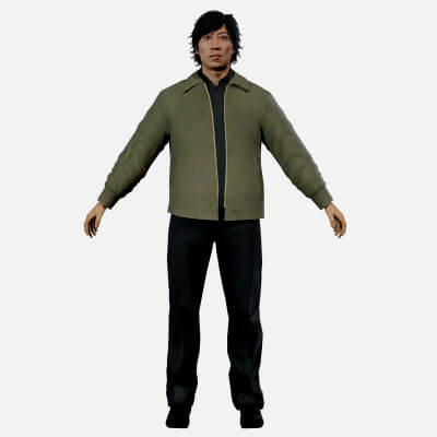 Asian Man Young Man - 3D Model by tiger_studio