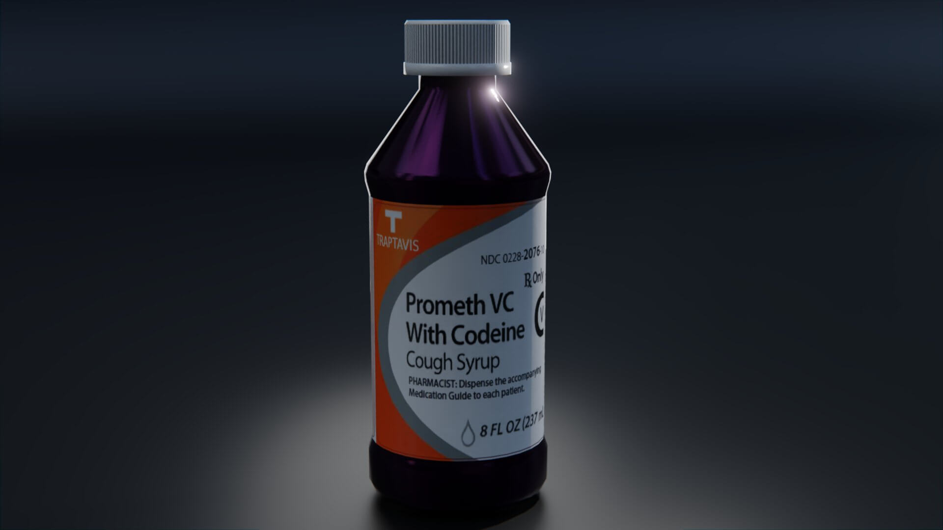 Lean Bottle 3D Model by tikosgames