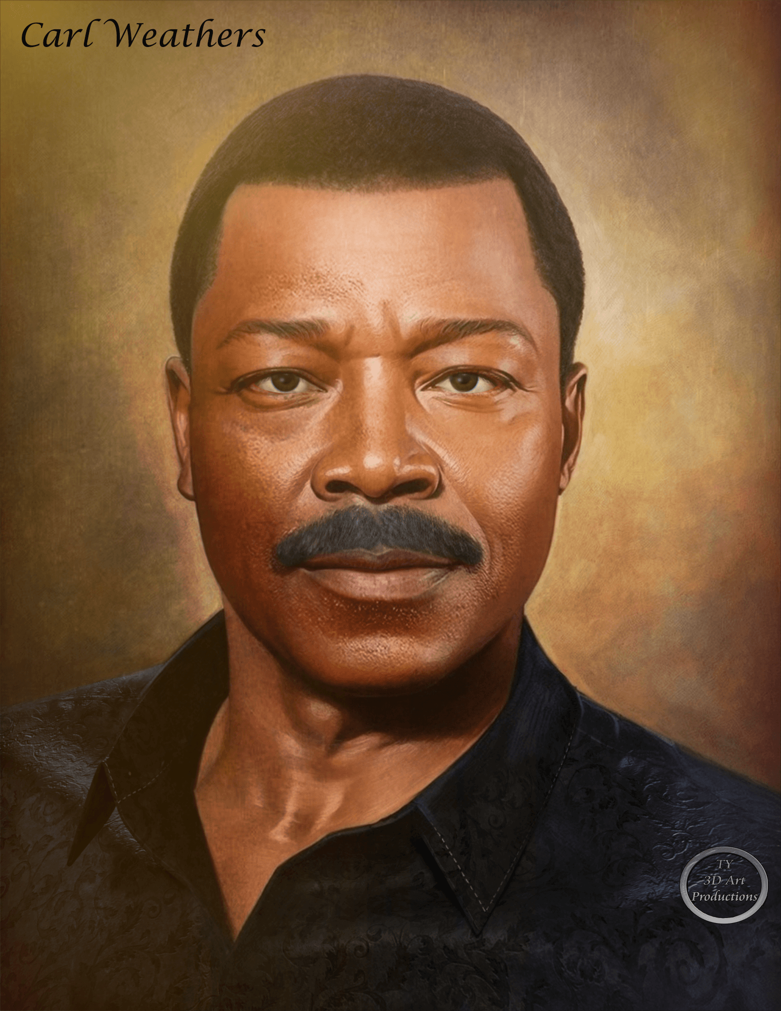 Carl Weathers Tribute 3D Render | RenderHub Gallery