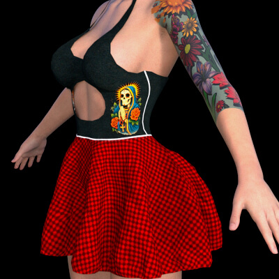 G9 Dress3 Rock and Techno