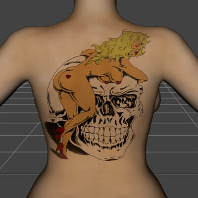 Genesis 9 Back Tattoo Pack 1 by tobi999