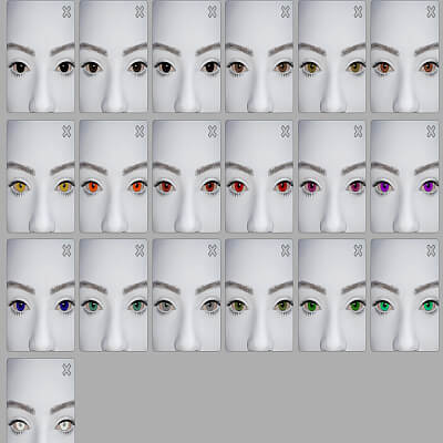 Genesis 9 Eye Colors