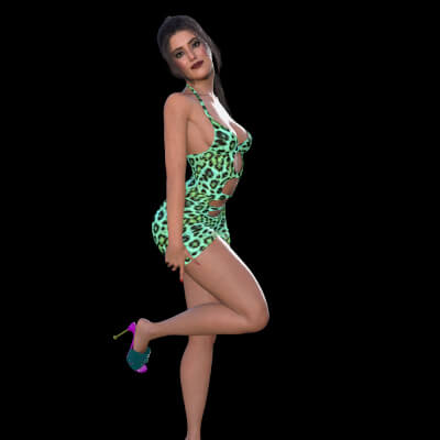 Genesis 9 Female Sexy Stretch Dress