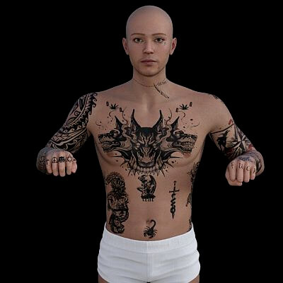 Genesis 9 Male Tattoo Pack 1 by tobi999