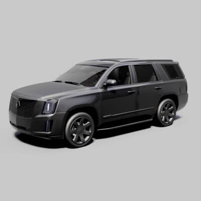 SUV 2020 High-Quality 3D Model Fully Rigged