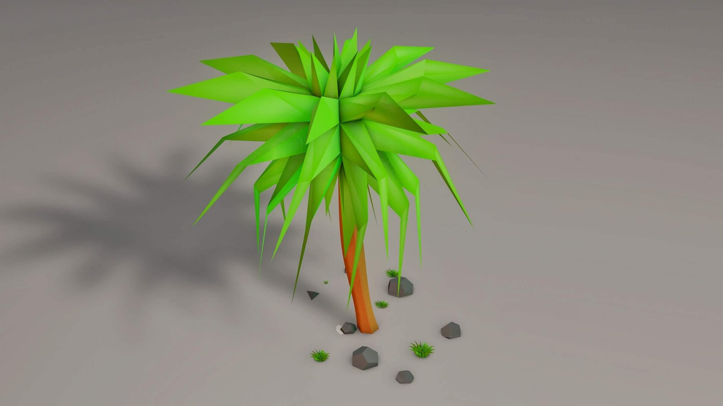 Cartoon Trees - 3D Model by Tollaru