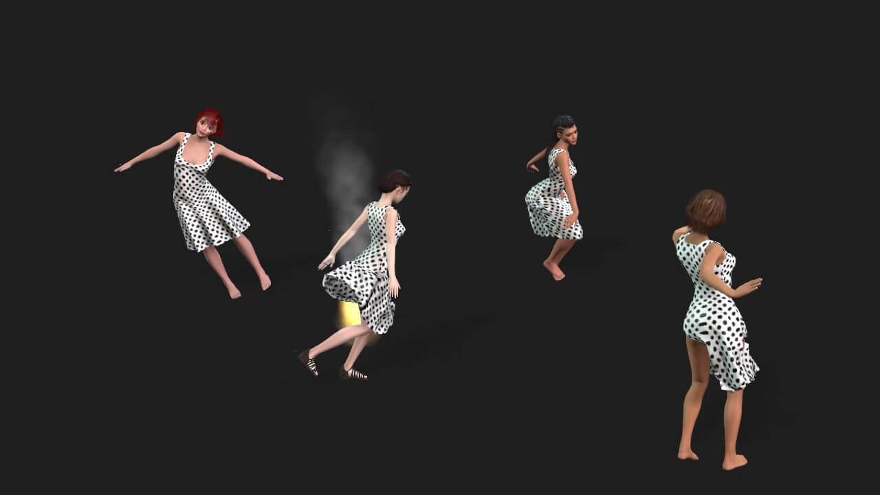 16 Suggestive Dance Animations for Blender 3D by Tomasi Studios