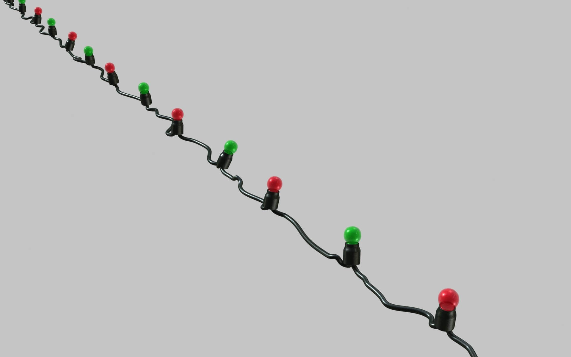 Christmas String Lights 3D Model by tomoplace