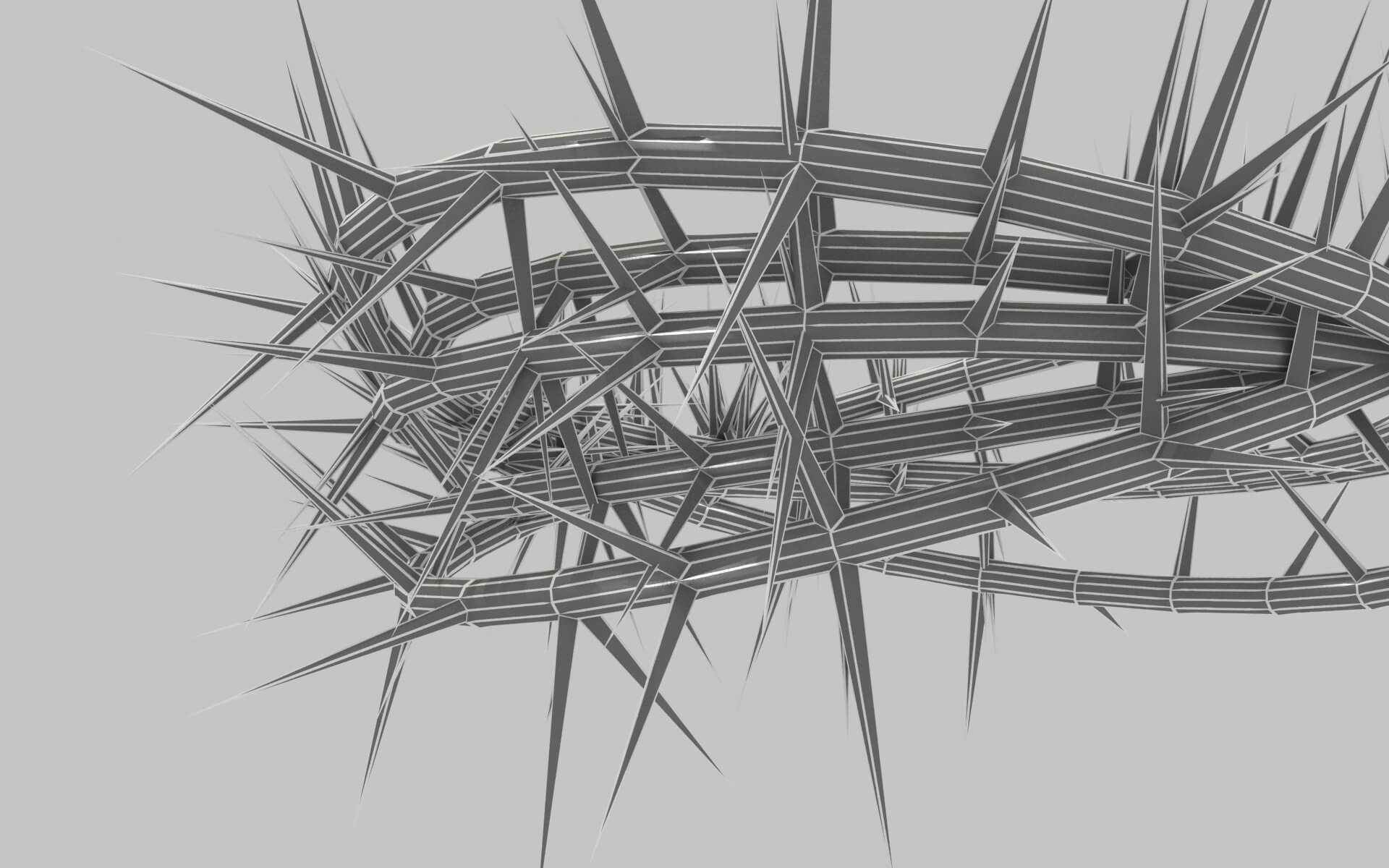 Crown of Thorns - 3D Model by tomoplace