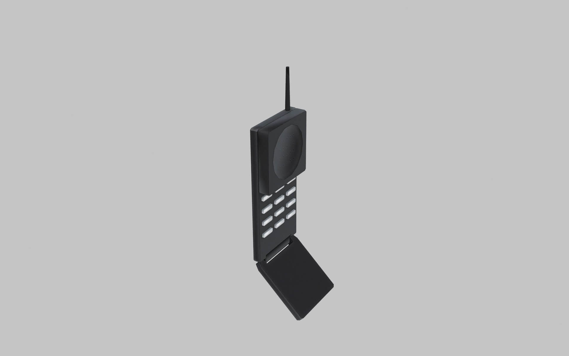 Vintage Cell Phone - 3D Model by tomoplace