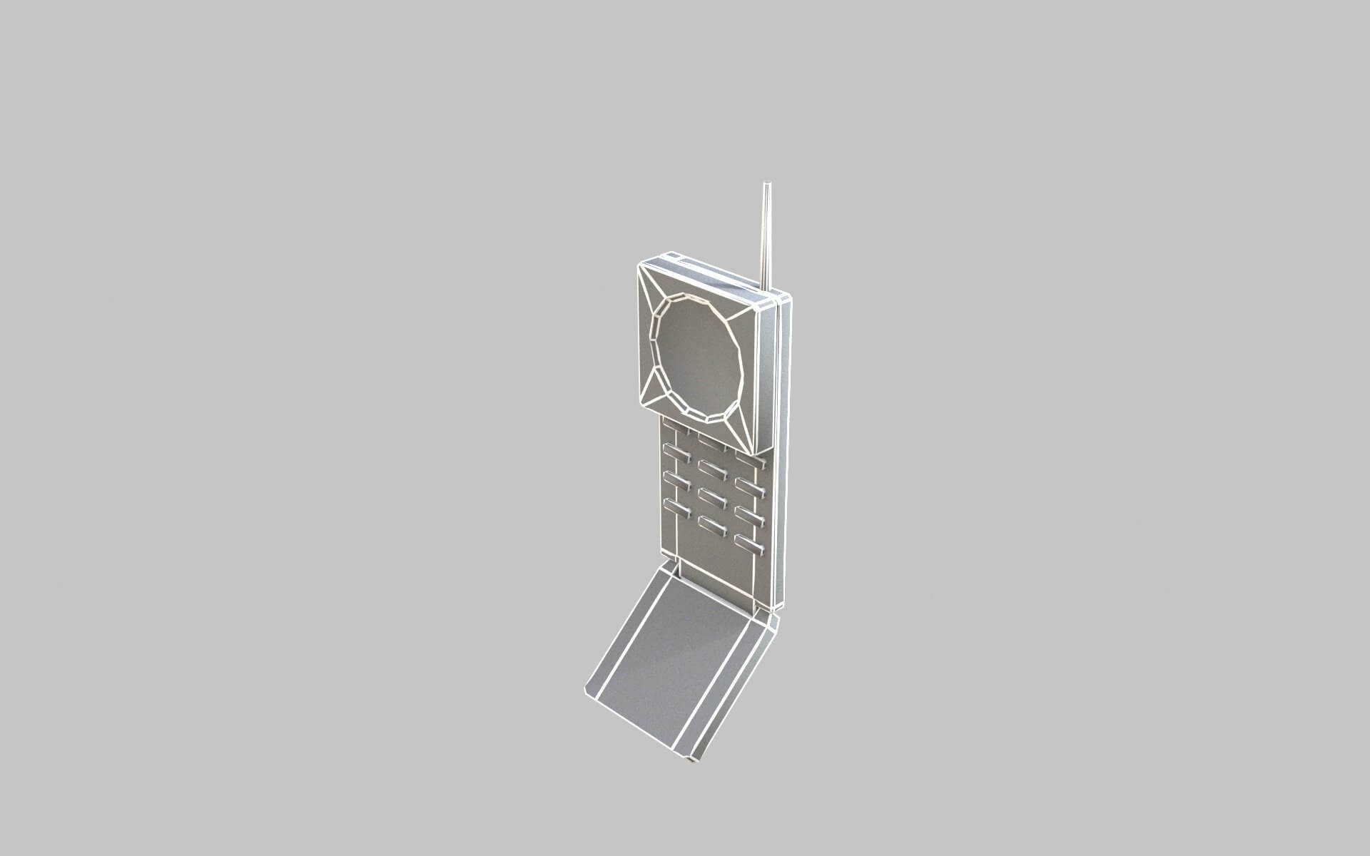 Vintage Cell Phone - 3D Model by tomoplace