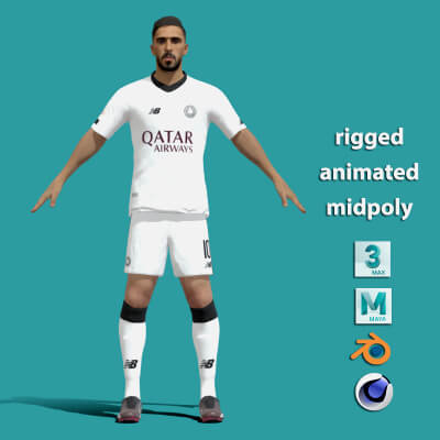 3D Rigged Hassan Al-Haidos