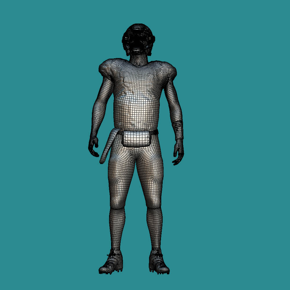 Patrick Rigged Model 3D Rigged Patrick Mahomes NFL by tranduyhieu