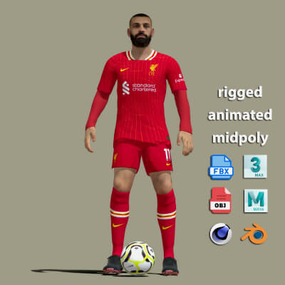 Mohamad Salah Liverpool 24-25 Animation