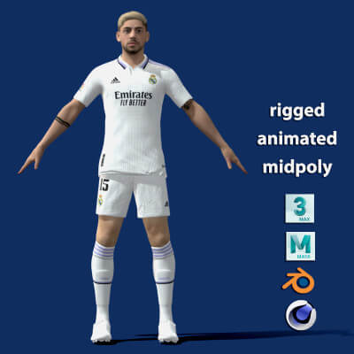 T-P Rigged Valverde Real Madrid 2023