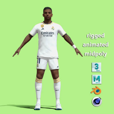 T-Pose Rodrygo Real Madrid 23-24