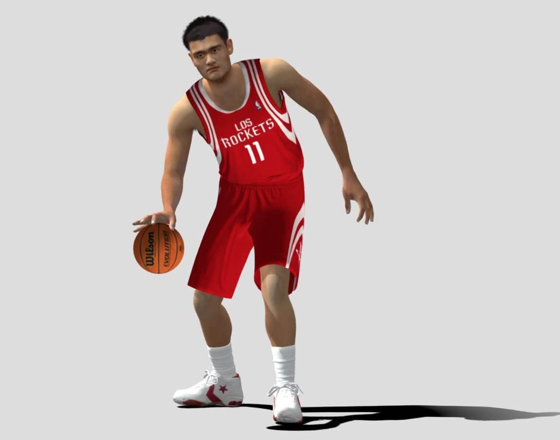 Yao Ming NBA 3D Model by tranduyhieu