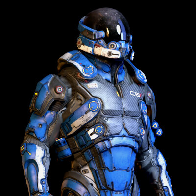 Hyperguardian Armor for Genesis 8 Male Freebie