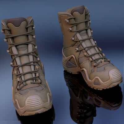 LOWA Zephyr Boots for Genesis 8 and 9 Freebie