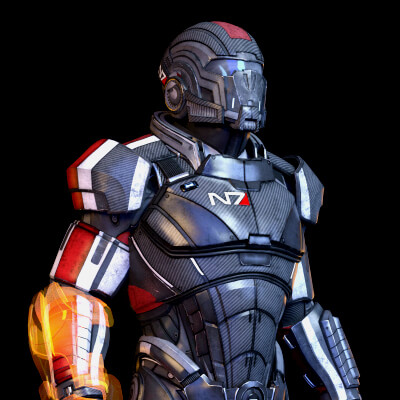 N7 Armor for Genesis 8 Male Freebie
