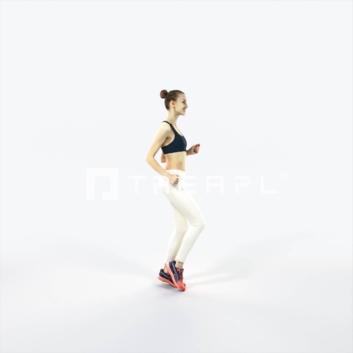 Beauty 03D Running Jogging Sports Woman - 3D Model by Treapl