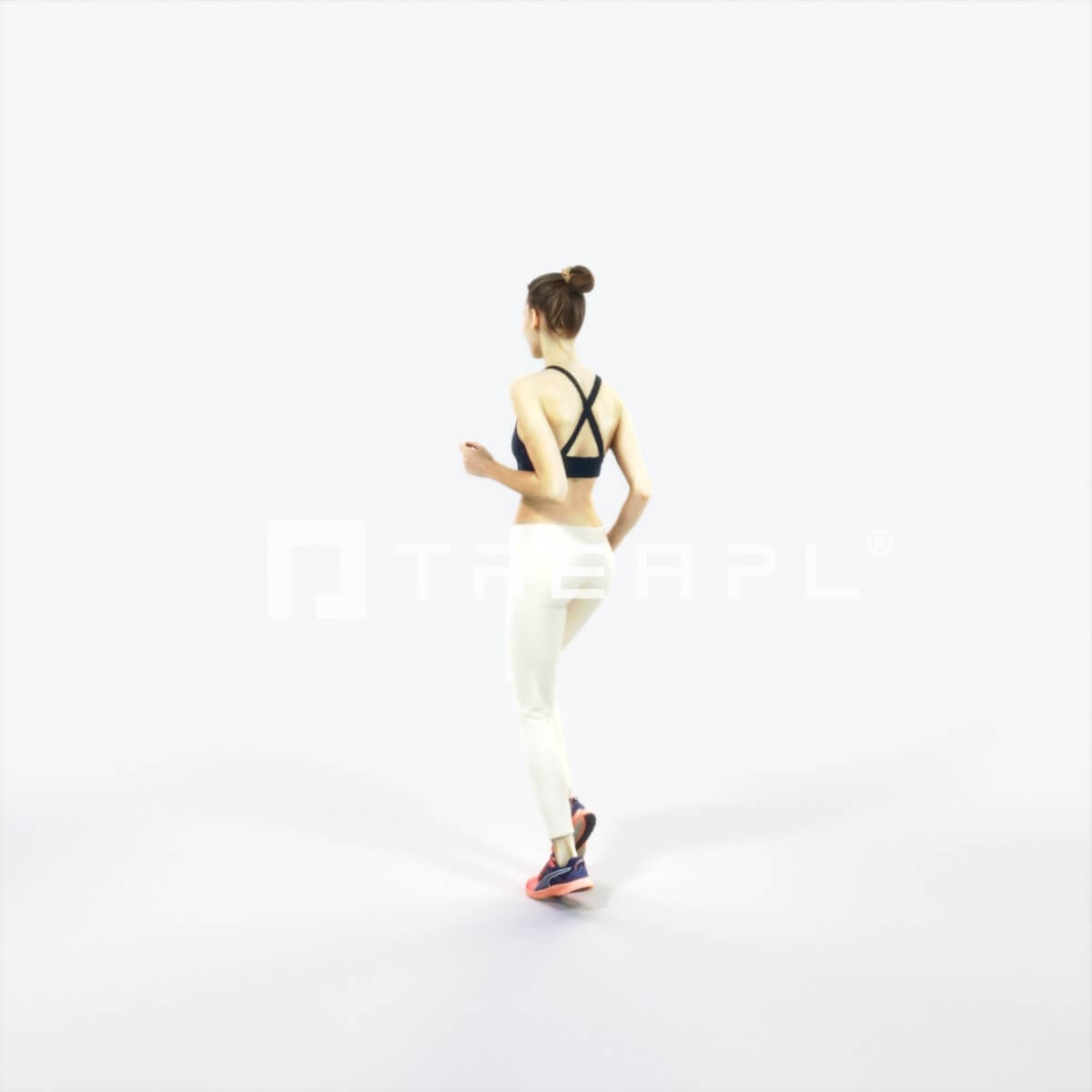 Beauty 03D Running Jogging Sports Woman - 3D Model by Treapl