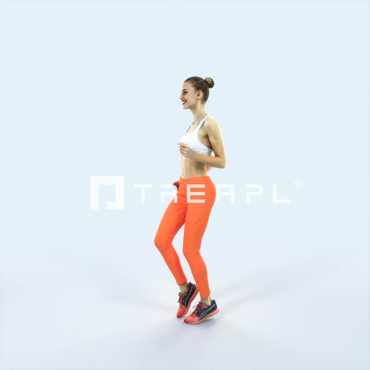 Beauty 03J Running Jogging Sports Woman (8k Textures) - 3D Model by Treapl