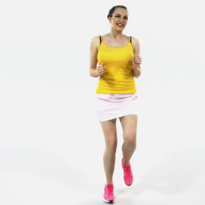 Dream 02A Running Jogging Sports Woman - 3D Model by Treapl