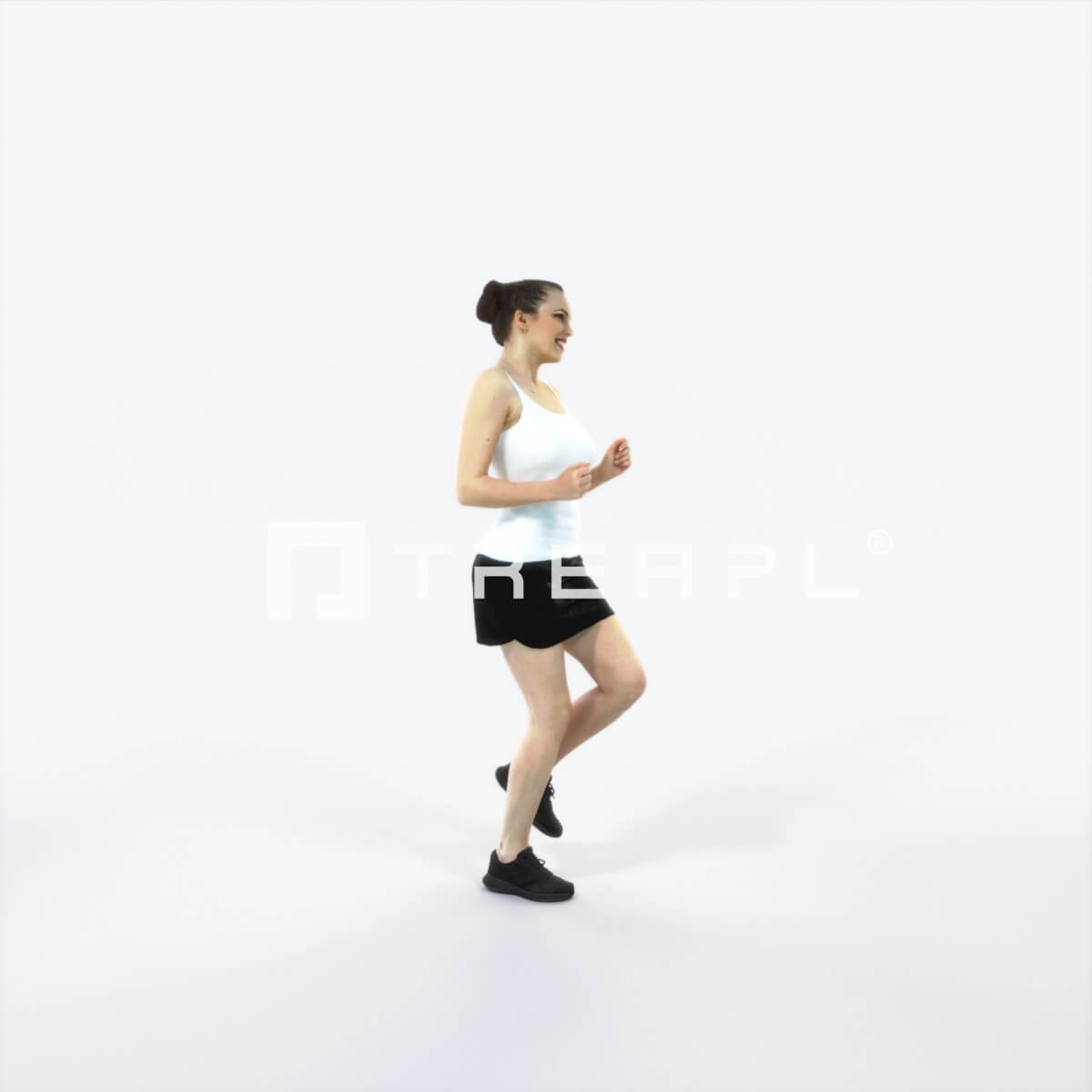 Dream 02B Running Jogging Sports Woman - 3D Model by Treapl