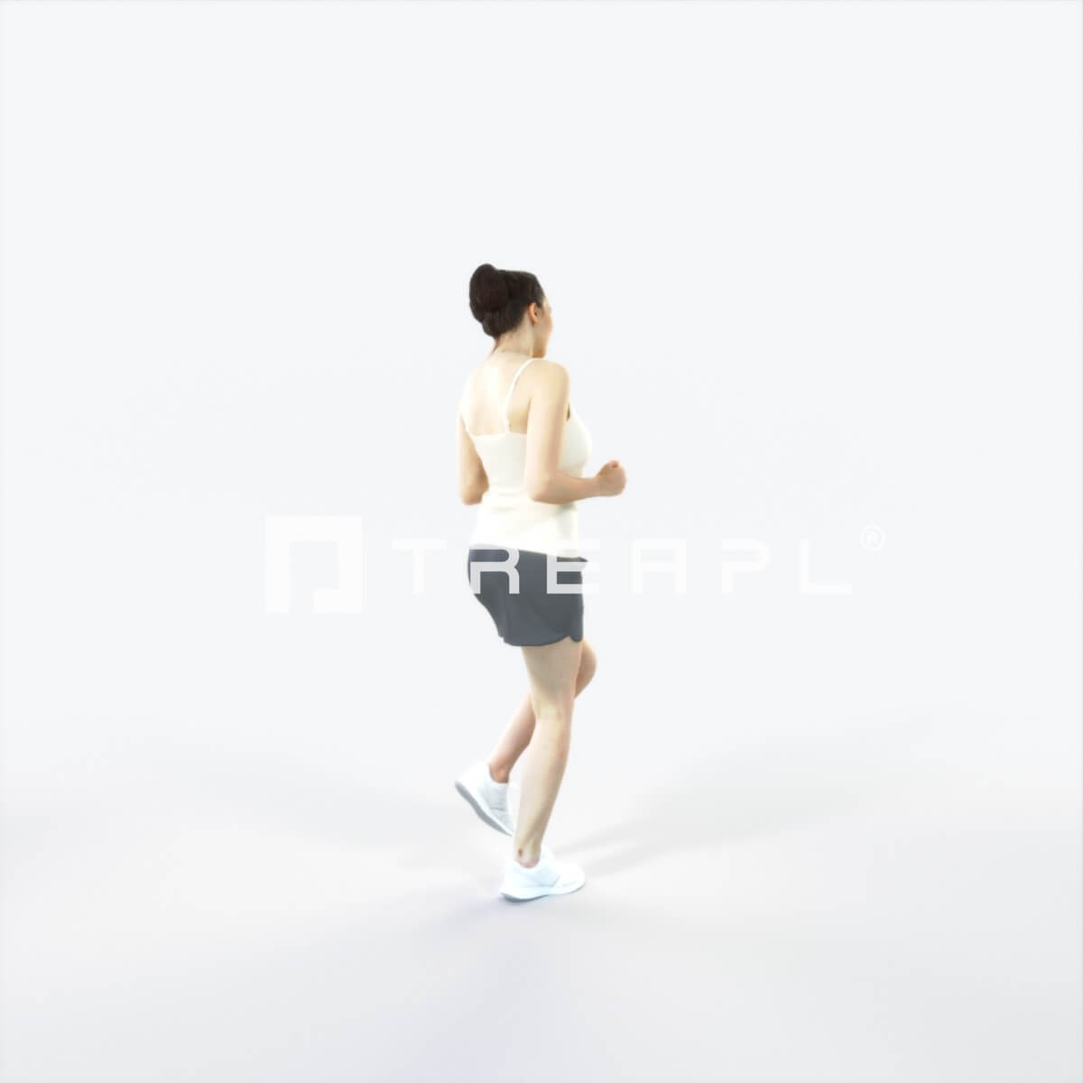 Dream 02C Running Jogging Sports Woman - 3D Model by Treapl
