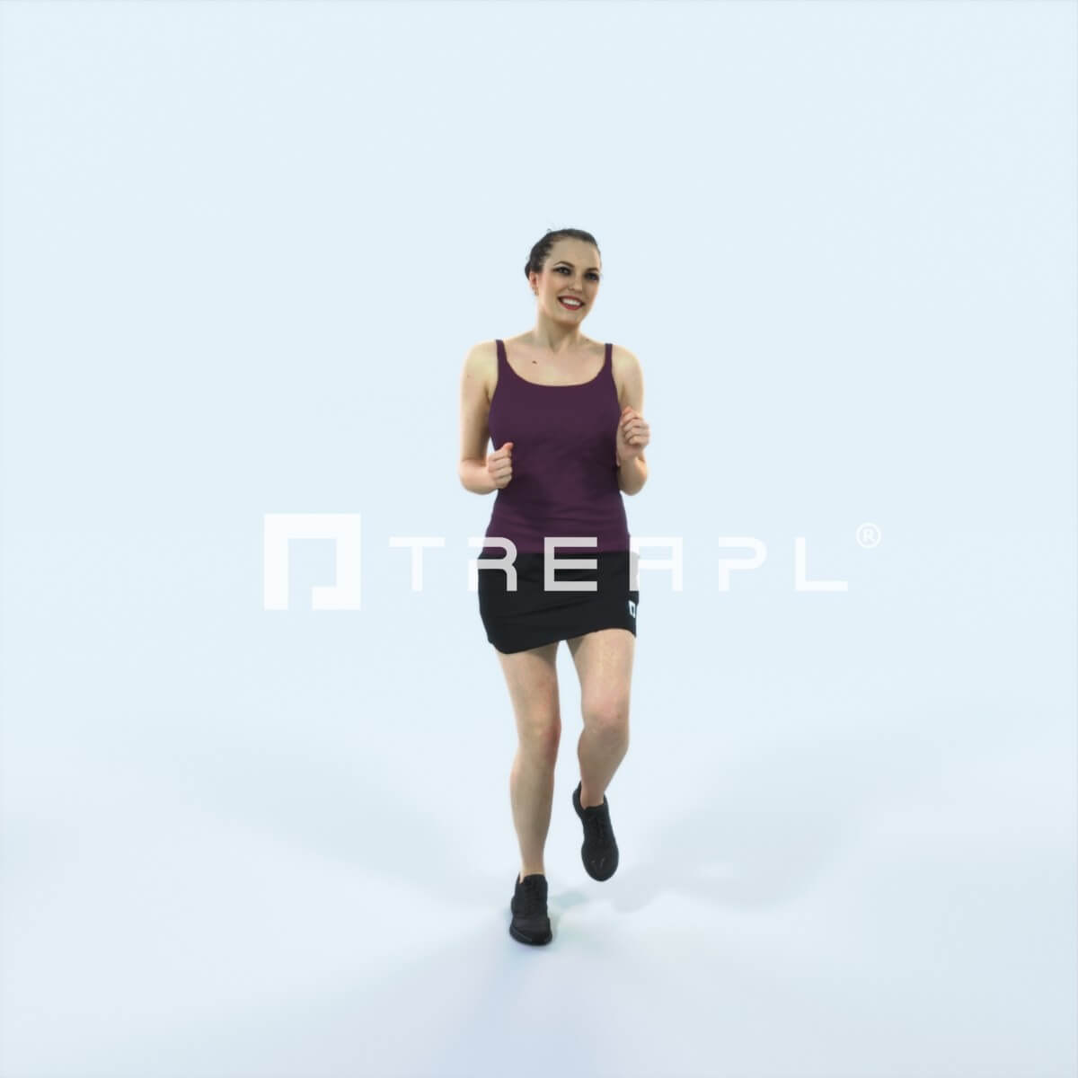 Dream 02I Running Jogging Sports Woman (8k Textures) - 3D Model by Treapl