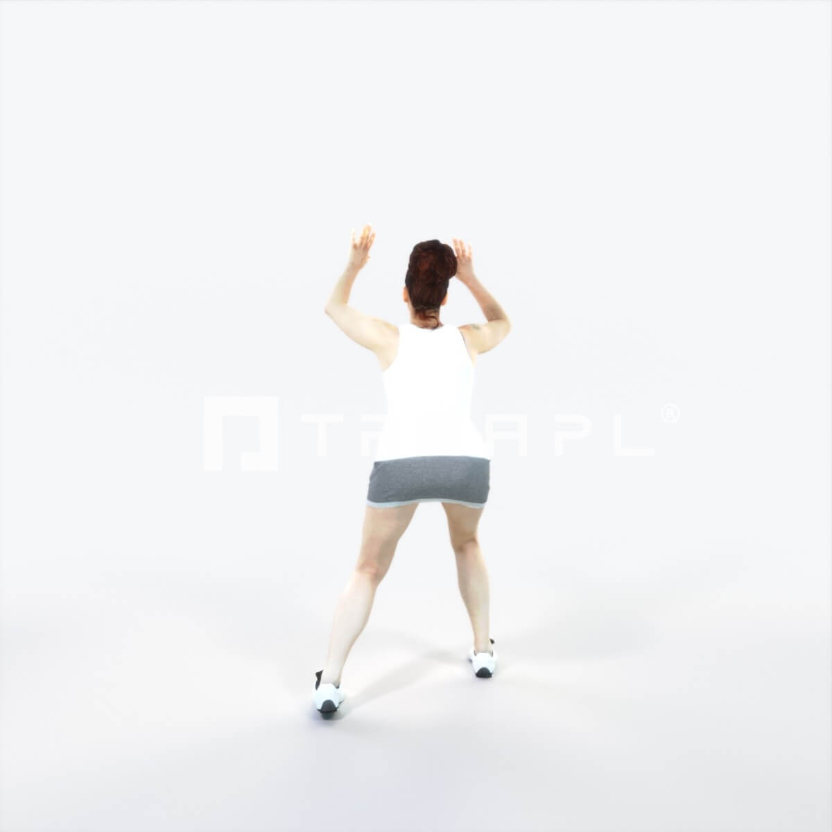 Yearn 11C Volleyball Overhead Sports Woman - 3D Model by Treapl