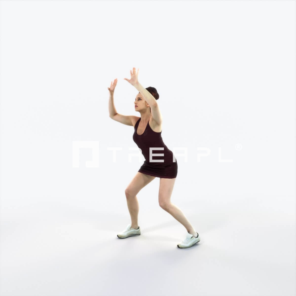 Yearn 11H Volleyball Overhead Sports Woman - 3D Model by Treapl