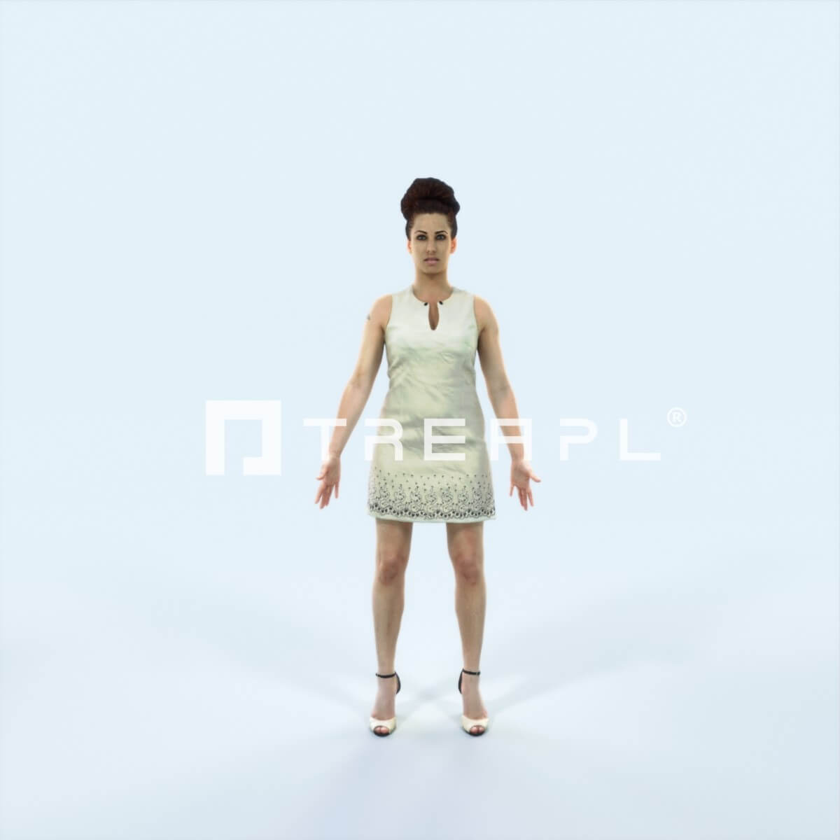 Yearn 26 A Animated Rigged Event Elegant Woman - 3D Model by Treapl