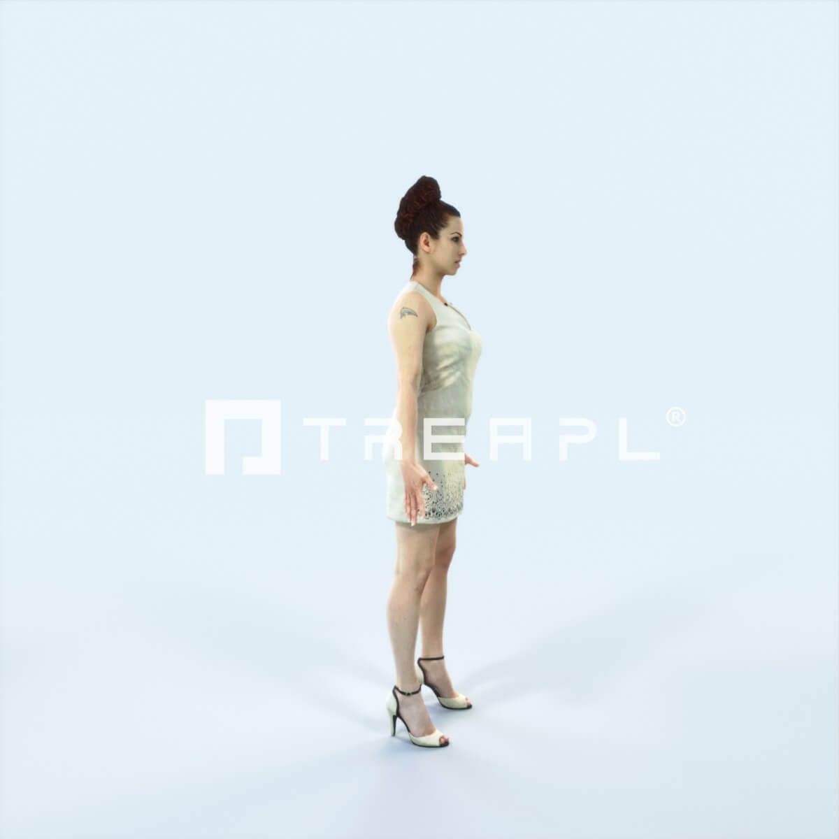 Yearn 26 A Animated Rigged Event Elegant Woman - 3D Model by Treapl