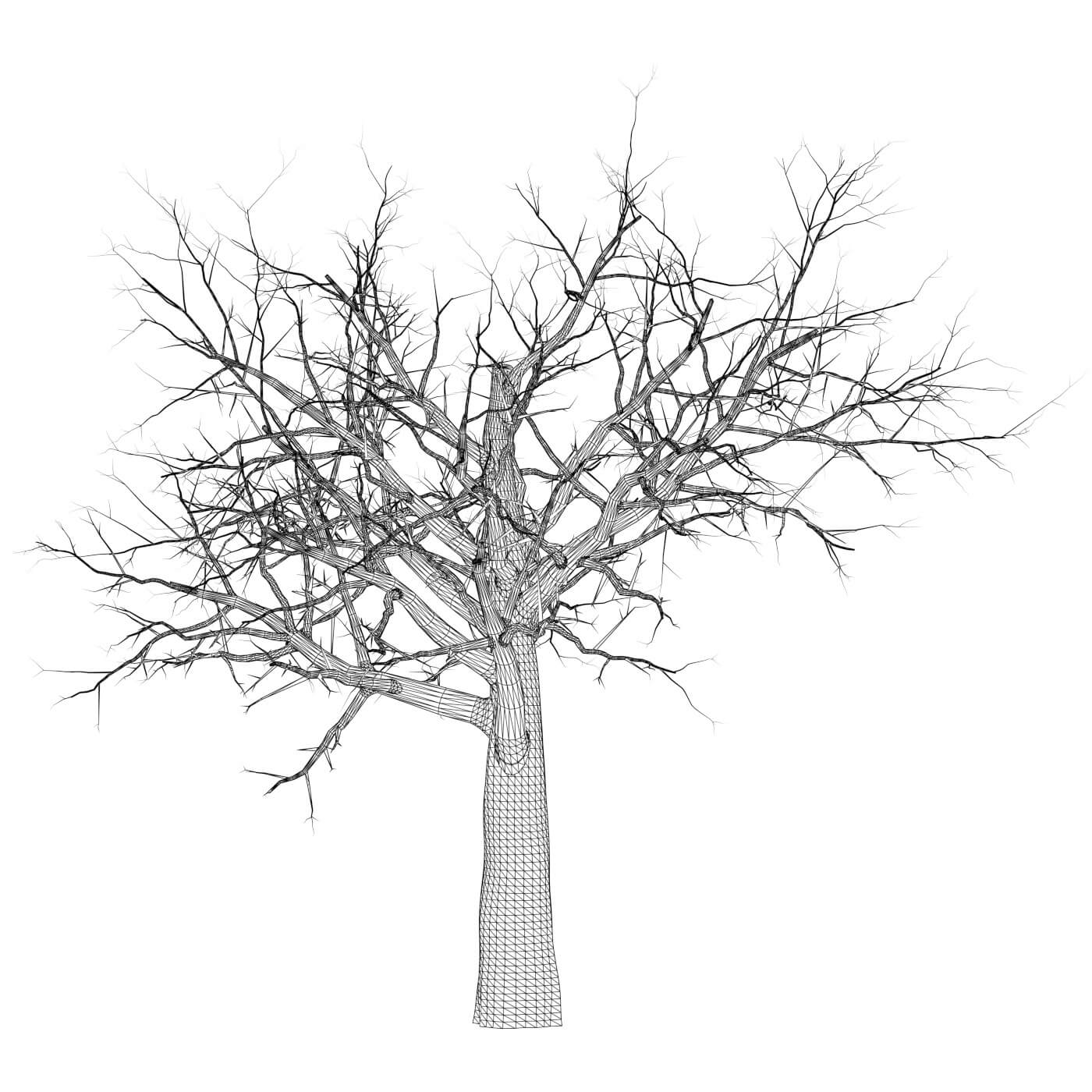 Game Ready Dead Tree 08 - 3D Model by TreeWorld3d