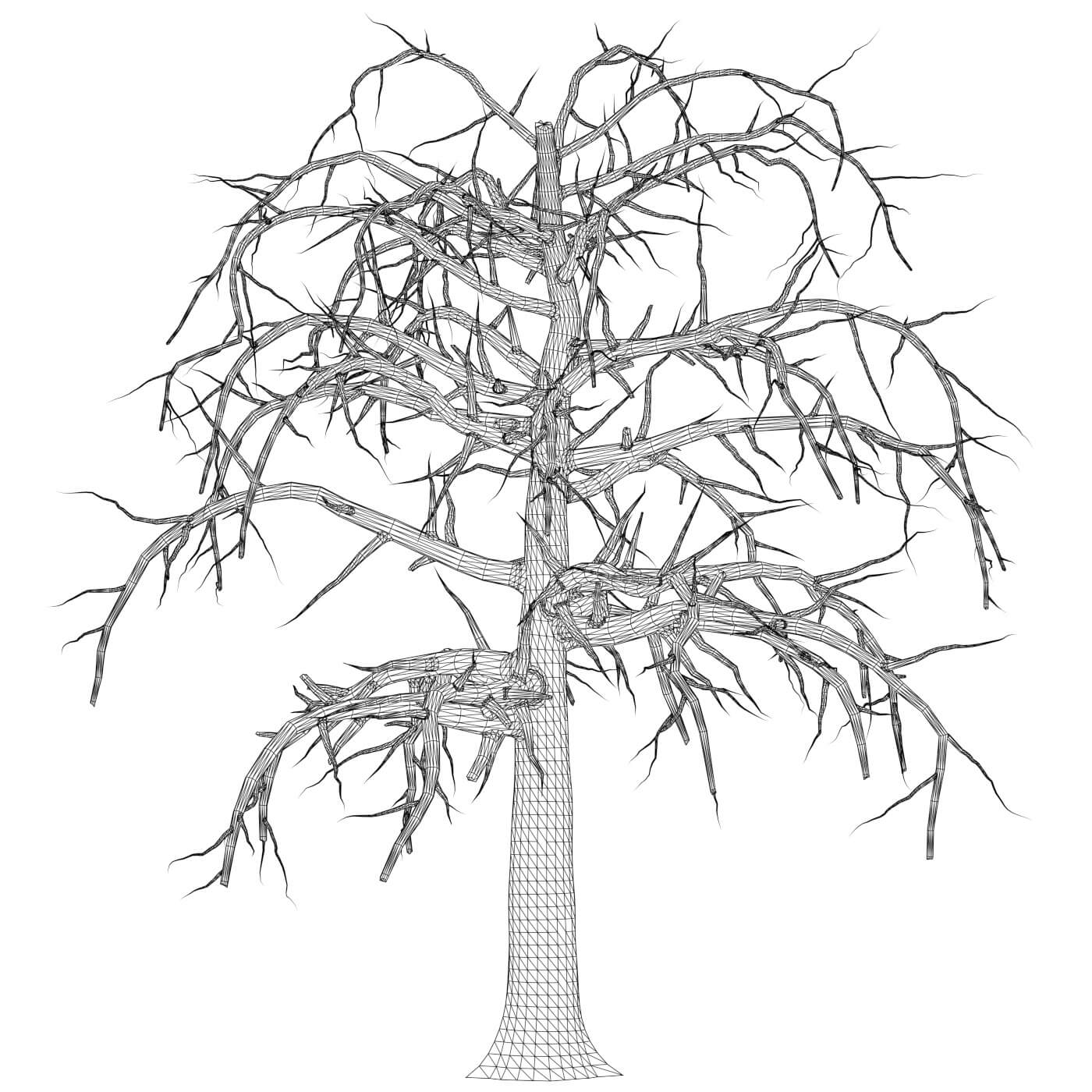 Game Ready Dead Tree 09 - 3D Model by TreeWorld3d