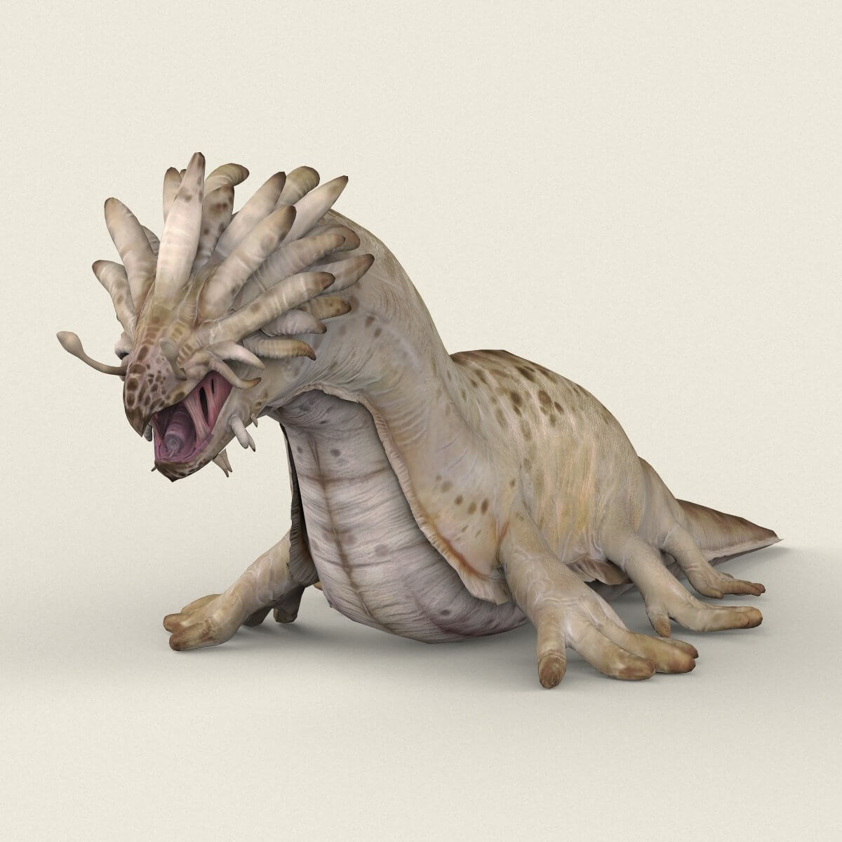 Sea Monster 3d Model By Treeworld3d