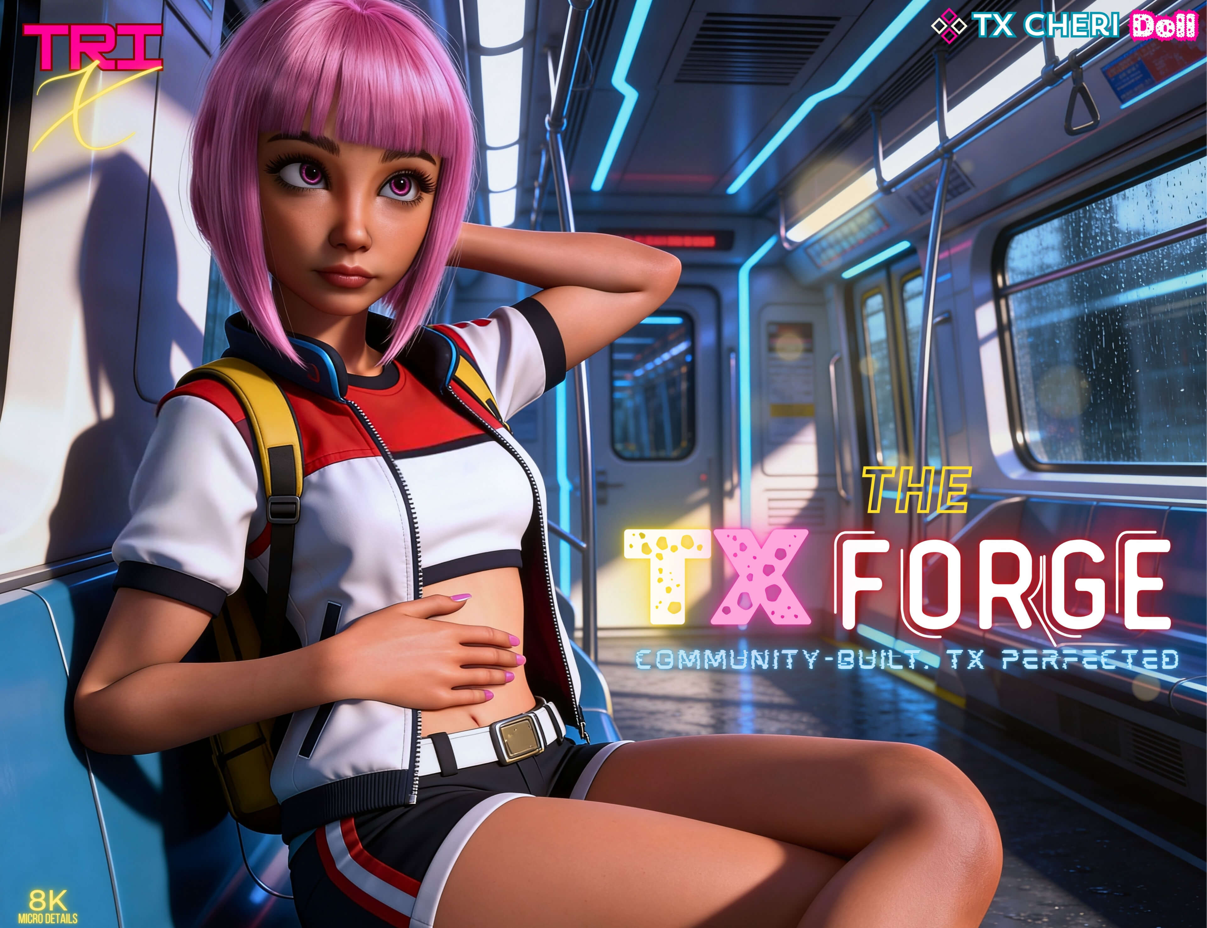 TX Cheri Doll Premium Pack for G9 G8 G8.1 - Daz Content by Tri-X
