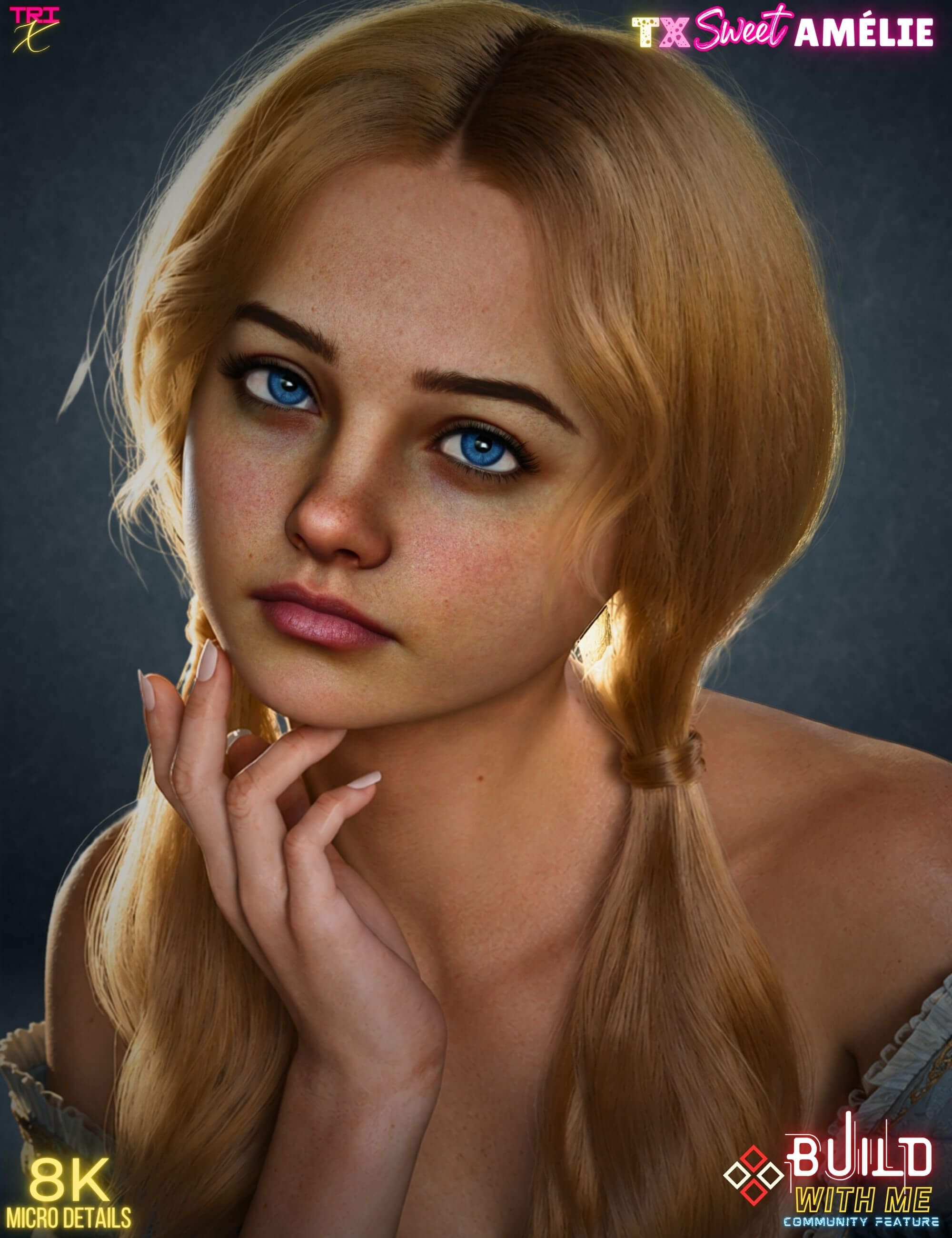 TX Sweet Amelie Premium Pack G9/8/8.1 - Daz Content by Tri-X