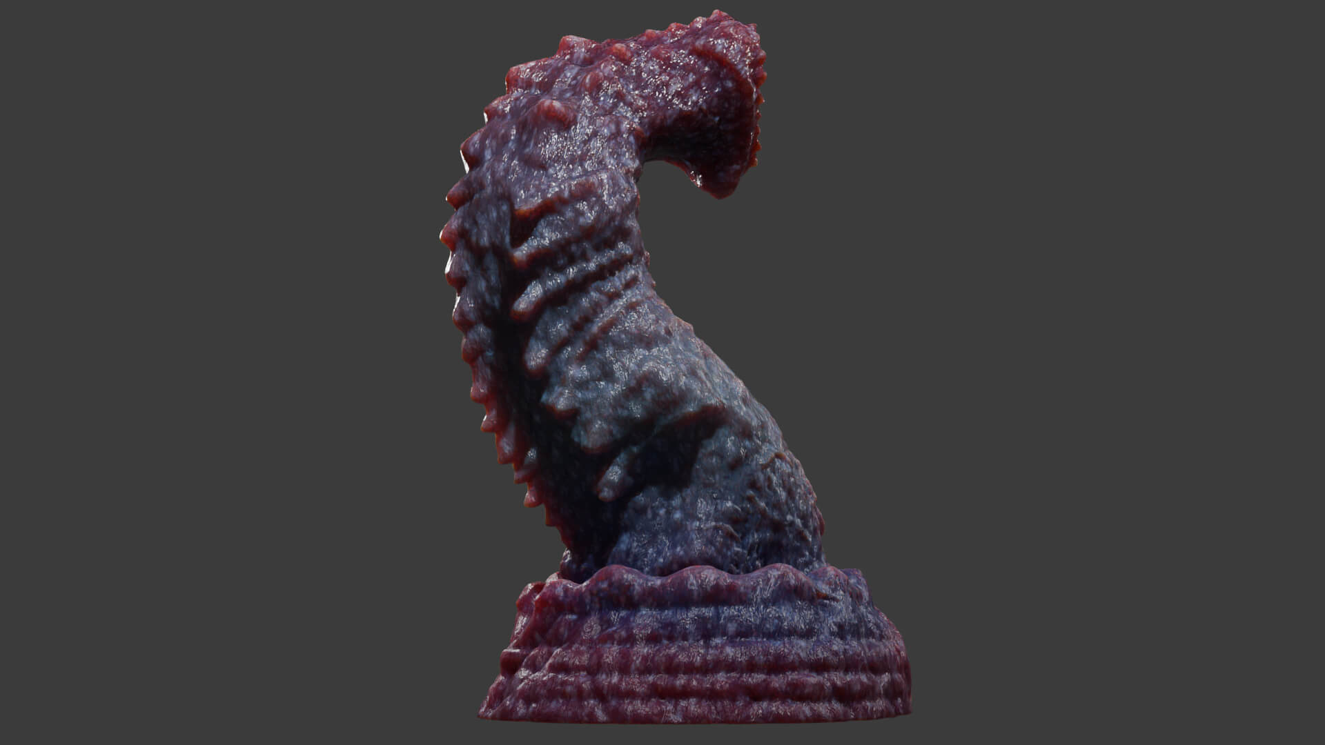Fantasy Nogran Dragon Dildo Rigged - 3D Model by TriDsign