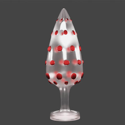TOYJOY - BUTTOCKS THE RADIANT GLASS BUTTPLUG main image 1