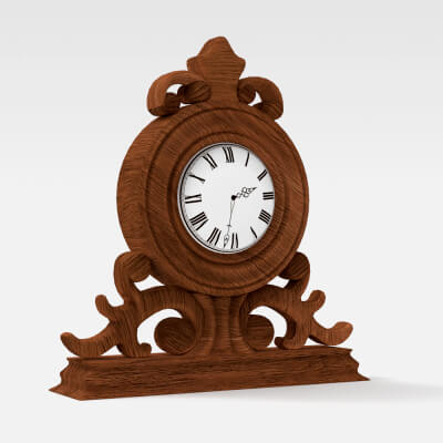 Mantle Clock - Clock 3D Model by Trish