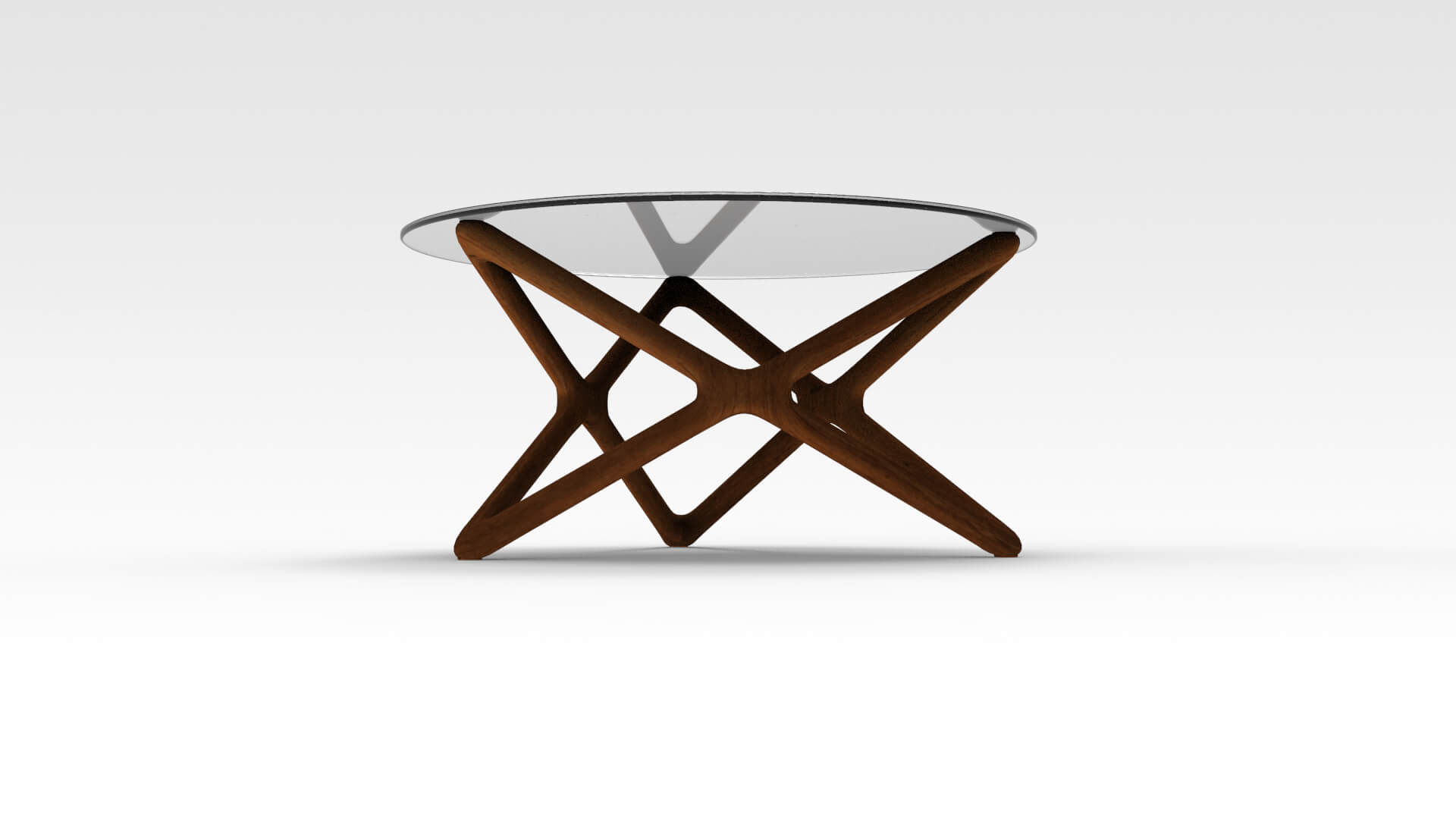 Round Glass Table - 3D Model by Trish