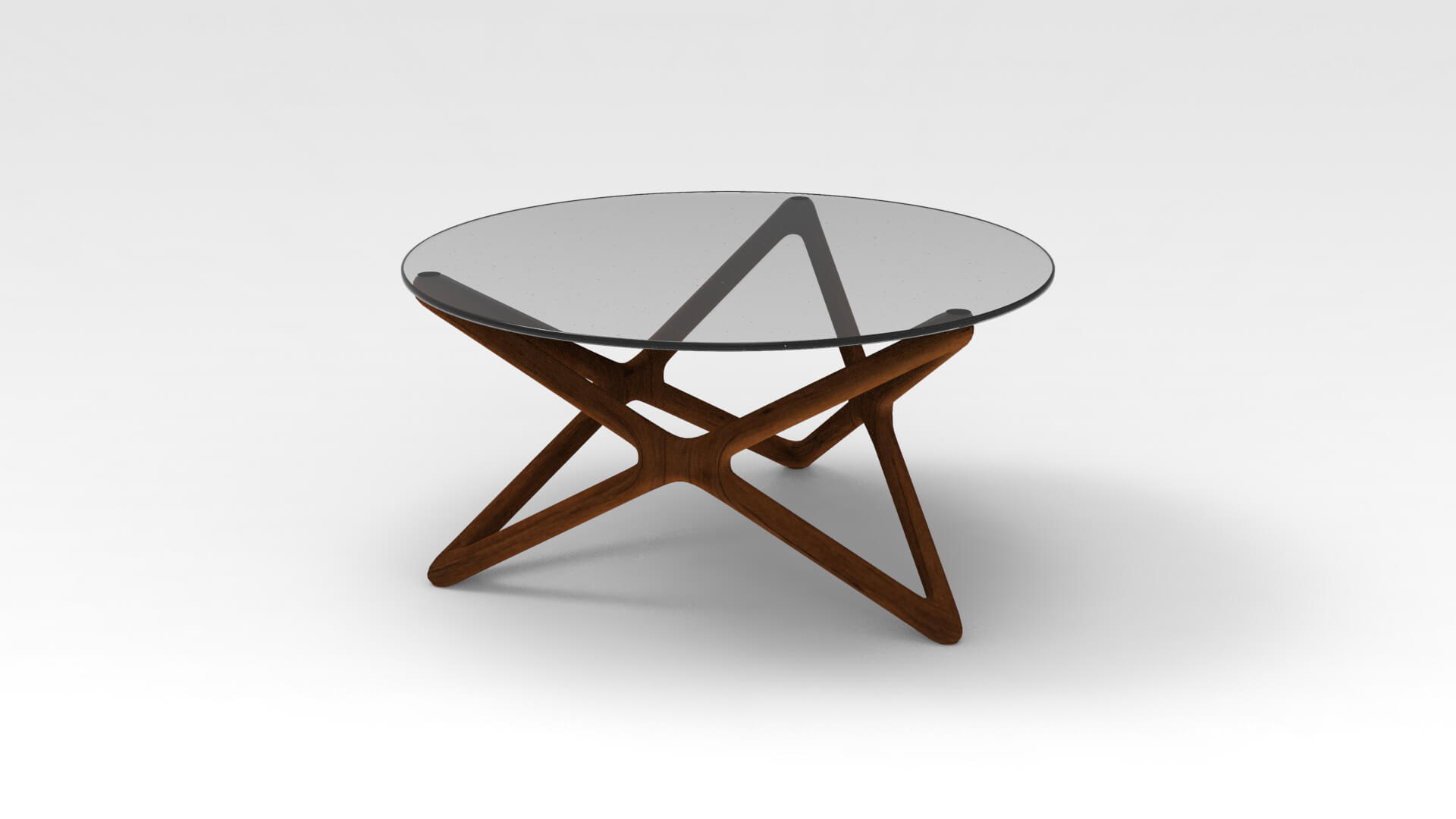 Round Glass Table - 3D Model by Trish