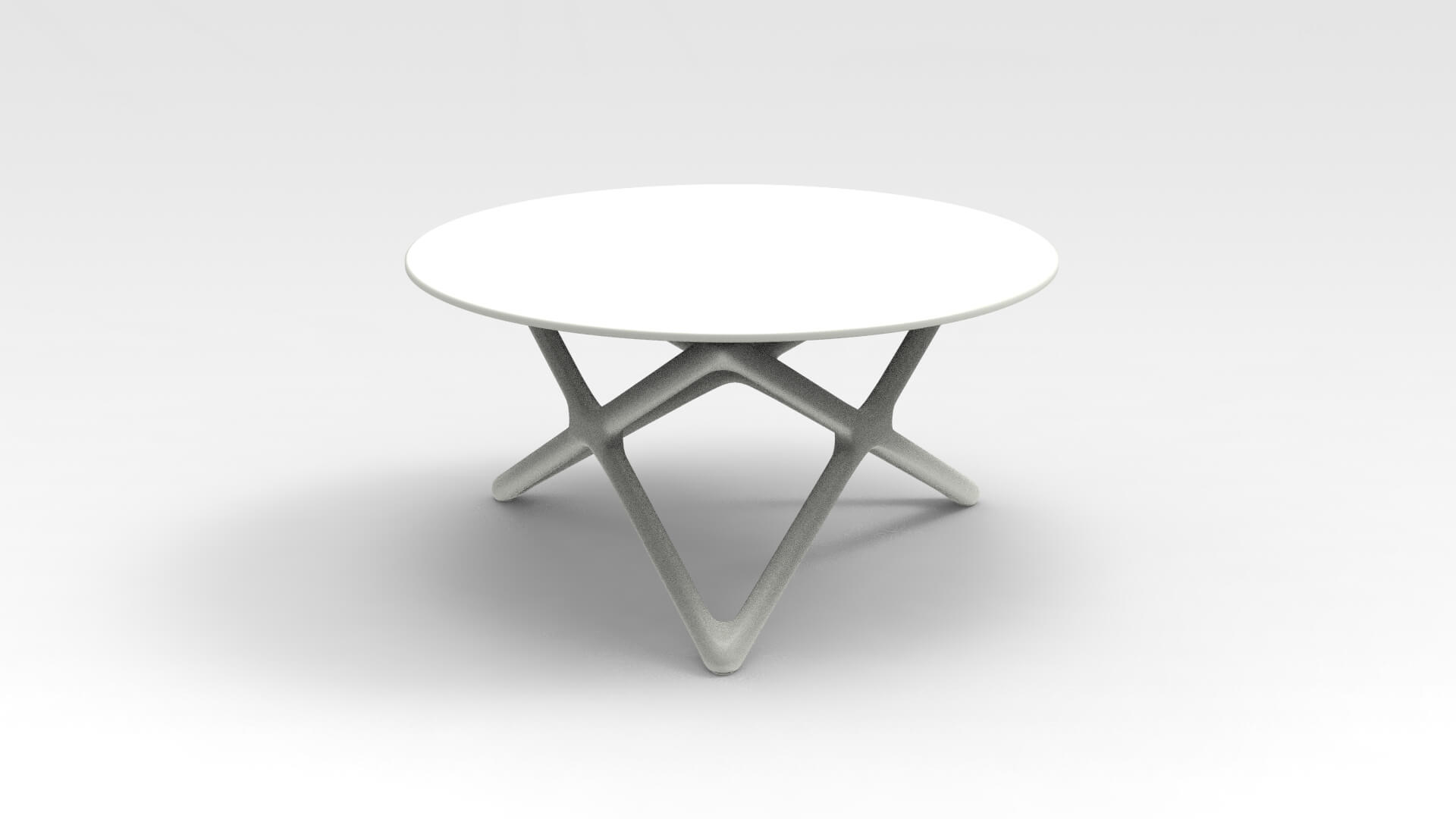Round Glass Table - 3D Model by Trish