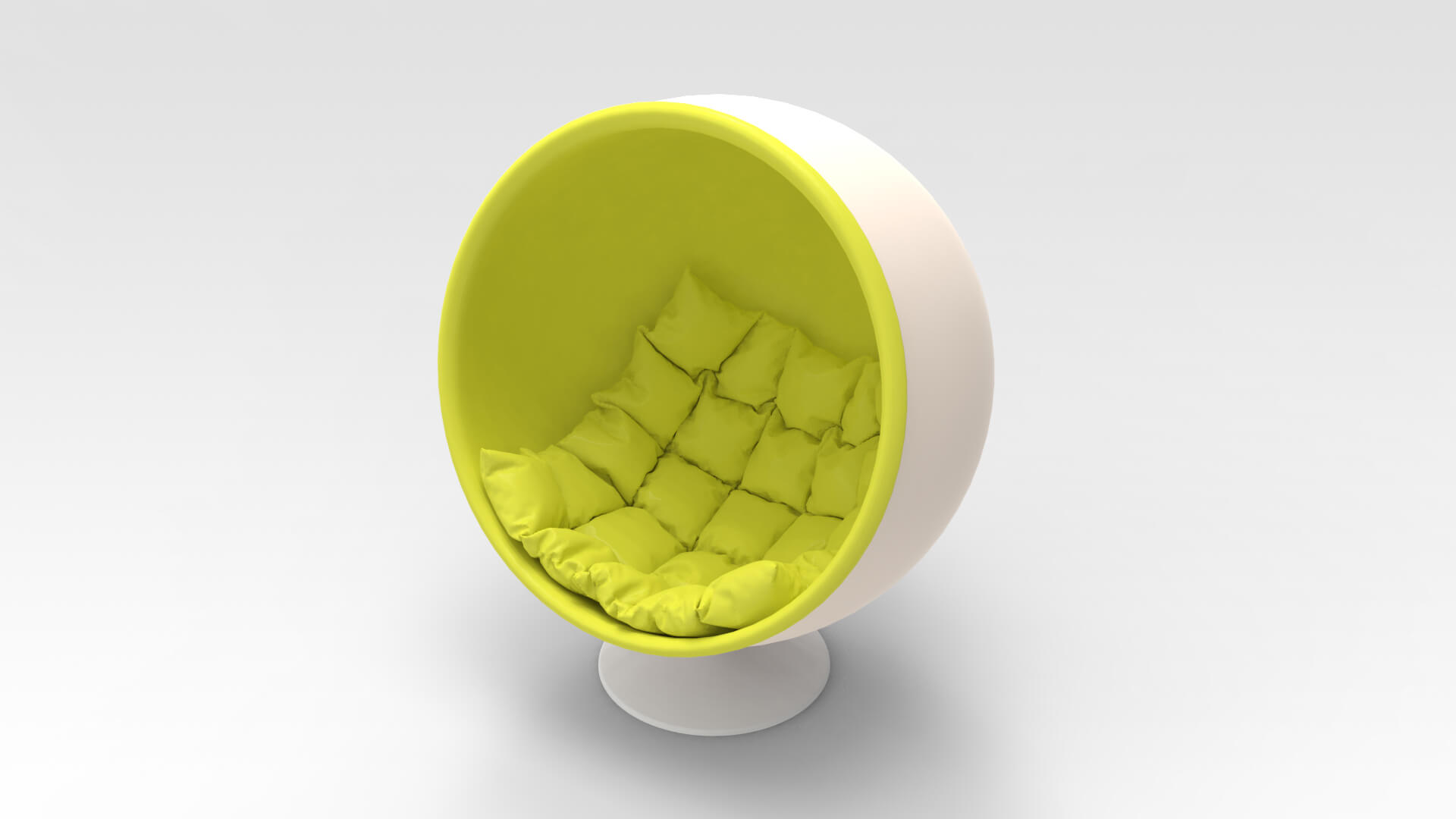 Shell Chair - Furniture 3D Model by Trish