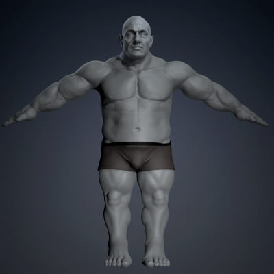 ActorMixer Dwarf Muscular Pack for CC5